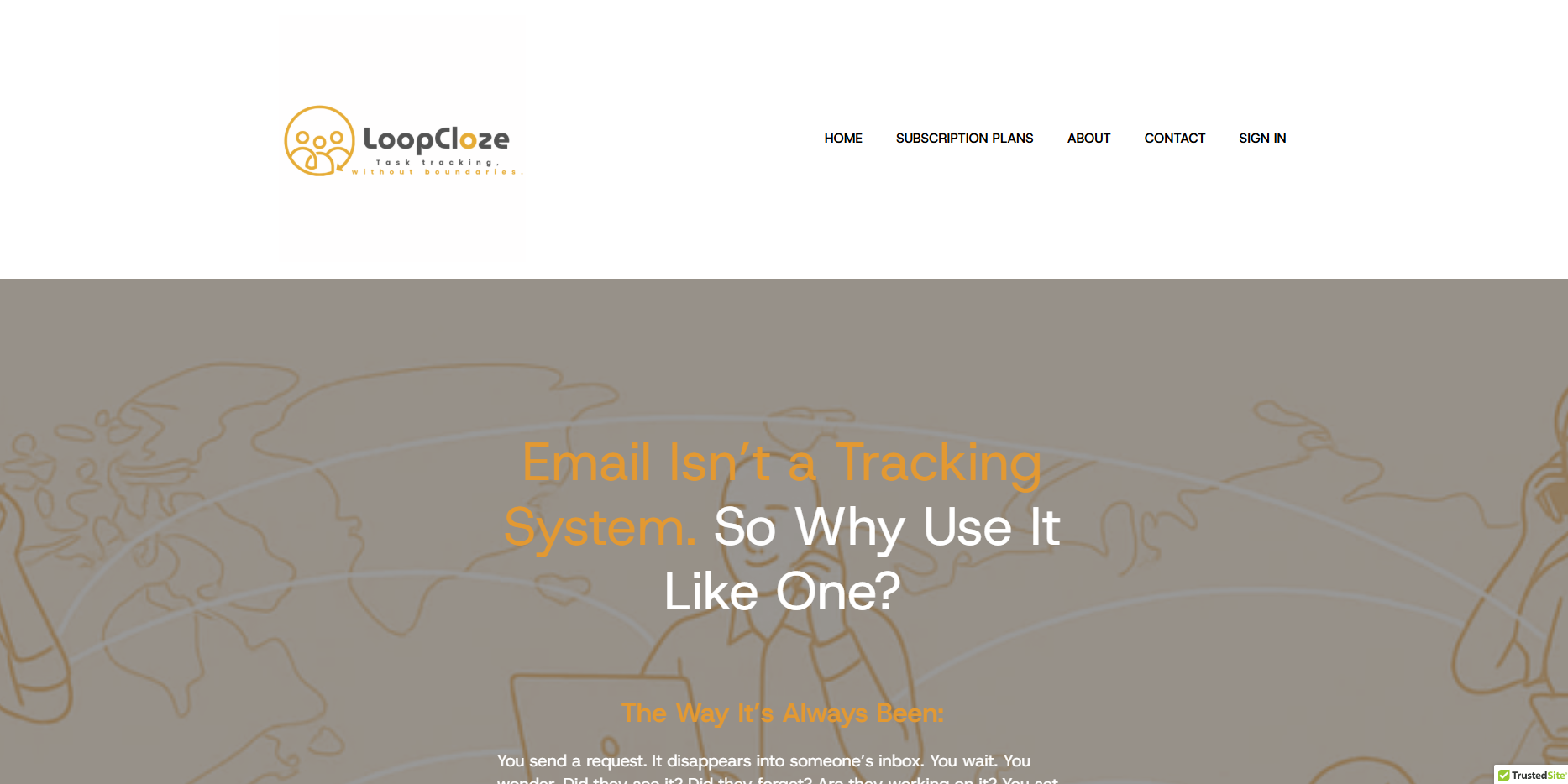 LoopCloze homepage