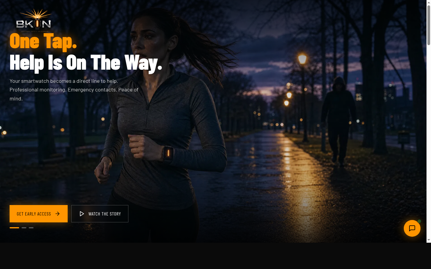 BKIN.ai homepage
