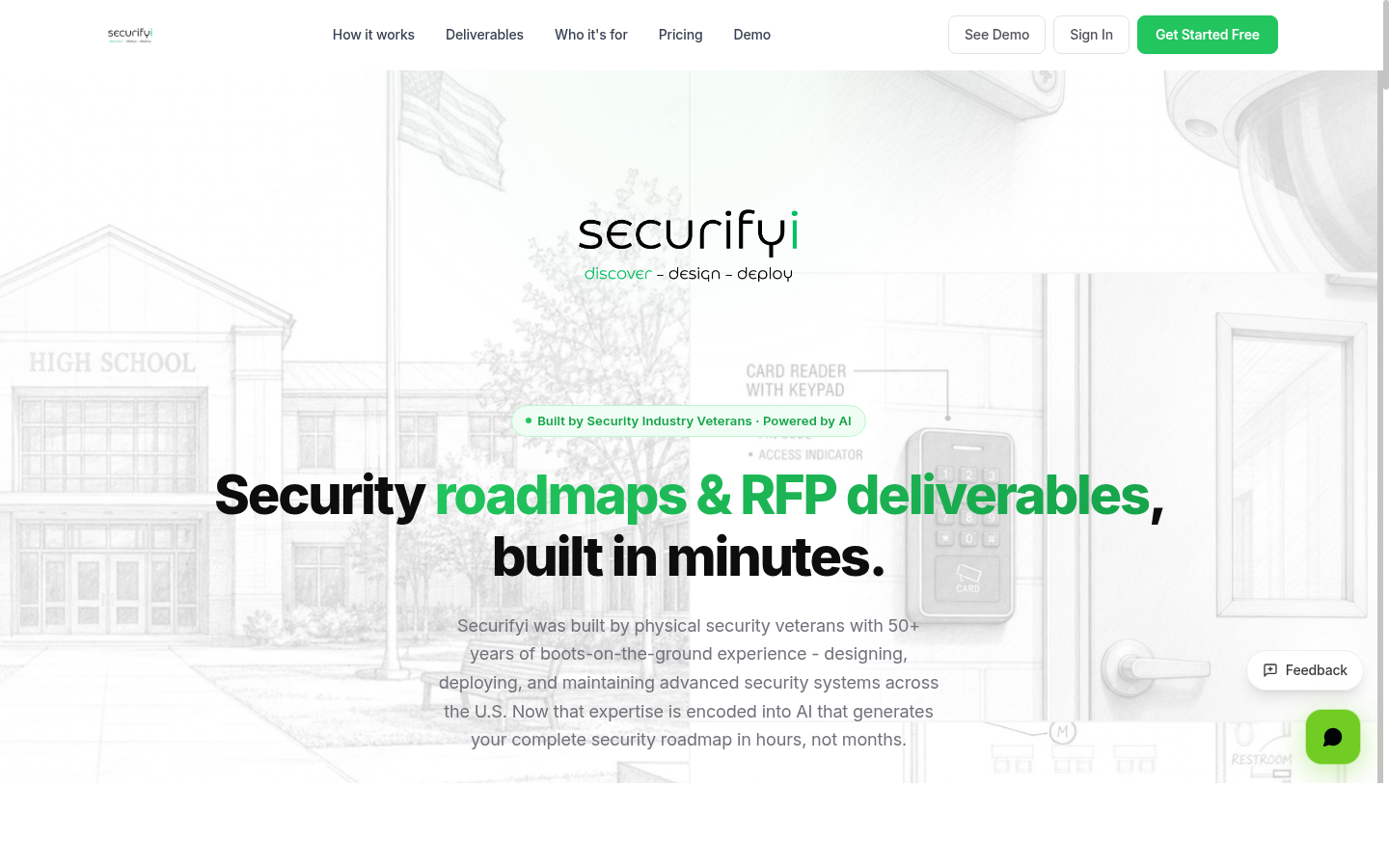 Securifyi homepage